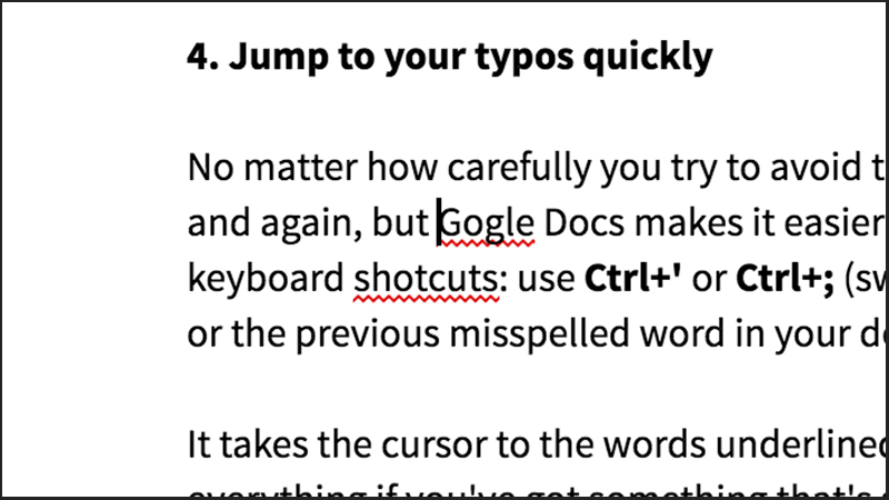 Illustration for article titled 4 Tricks to Work Faster in Google Docs